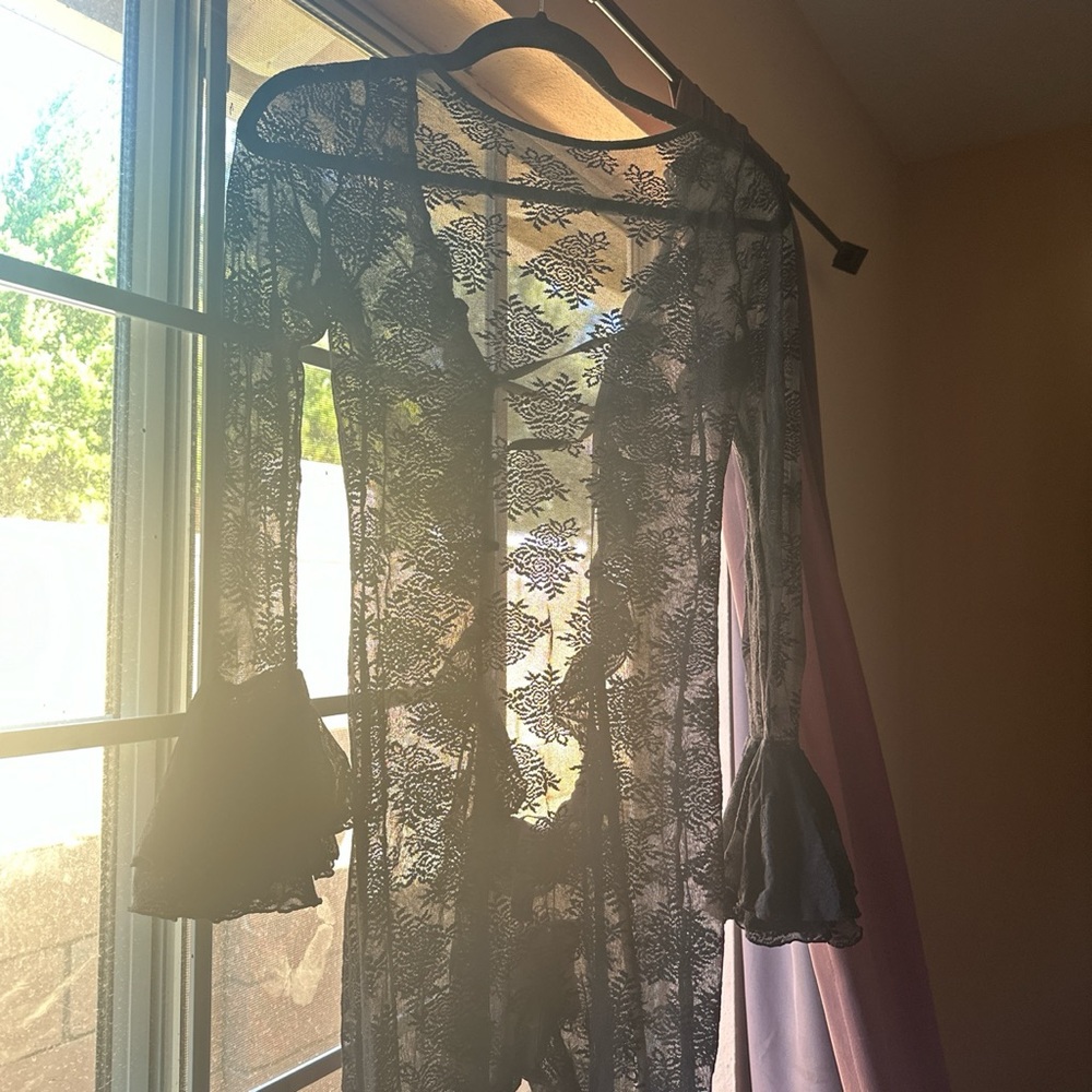 SAVAGE X FENTY LACEY CROTCHLESS JUMPSUIT FITS M/L
